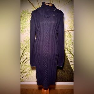 Náutica navy blue sweater dress NWT
